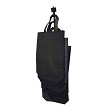 Black Reusable Cloth Shopping Bags on Bag Stand 
