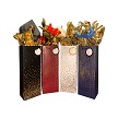 BG-31-1 Single Bottle Gift Bags with Foil (sold separately under our Tissue Paper section) 